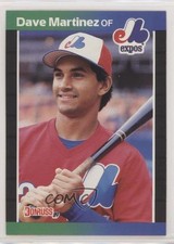 1989 Donruss Dave Martinez (*Denotes* on Back) #102 1z4