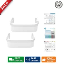 2-Pack Freezer Door Bin Replacement for Kenmore & Frigidaire - Easy Installation