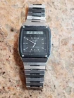 Vintage Seiko H357-5049 Ana-Digi Alarm Chronograph Watch, Signed Bracelet