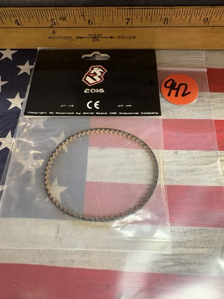 CINTURÓN 3RACING SAK-D4837 S3M186 para: SAKURA D4/186 dientes Foto 2 de 4