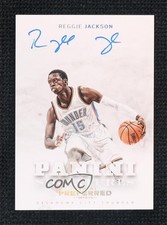 2014-15 Preferred Panini Signatures Platinum 1/1 Reggie Jackson #463 Auto 2d0