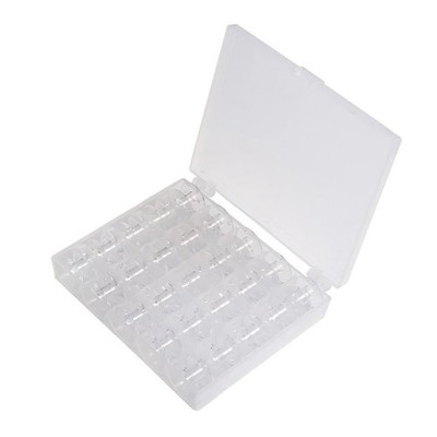 25Pcs Reusable Sewing Bobbins and Durable Bobbin Case for Sewing Machine