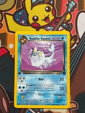 Dunkles Aquana 1. Edition 45/82 Team Rocket deutsch Pokemon Karten NM