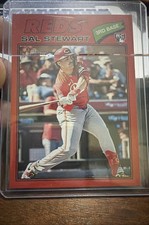 Sal Stewart Red Border (Color Match) Rookie - 2026 Topps Heritage - #221