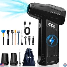 180000RPM Cordless Electric Air Duster - Adjustable 3 Gears for Cleaning PC &