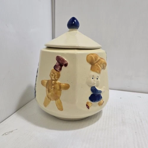 Mid Century Cookie Jar Shawnee LITTLE CHEF Yellow USA Vintage 1950s