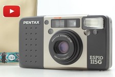  Near MINT  w/case Pentax Espio 115G Point  Shoot 35mm Film Camera From JAPAN