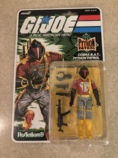 Super7 ReAction  G.I.JOE ARAH 3.75 Cobra B.A.T. Python Patrol Target Exclusive