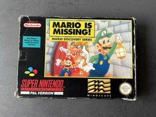 Thumbnail of ebay&reg; auction 406796420742 | SUPER NINTENDO || MARIO IS MISSING IN OVP + ANLEITUNG + Poster || SNES ||