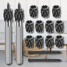 14Pcs 3/8" Double Sided Spot Weld Cutter Remover Drill Bit Welder Cut Rotary Kit