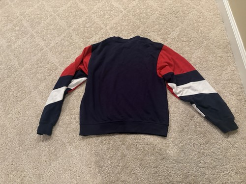 NBA Philadelphia 76ers 47’ Blue Red Long Sleeve Shirt Women’s Size Extra Small - Picture 5 of 5