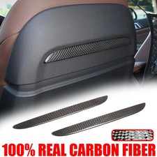 For BMW X7 G07 2019-2022 Carbon Fiber Seat Back Storage Bag Trim Decor Cover