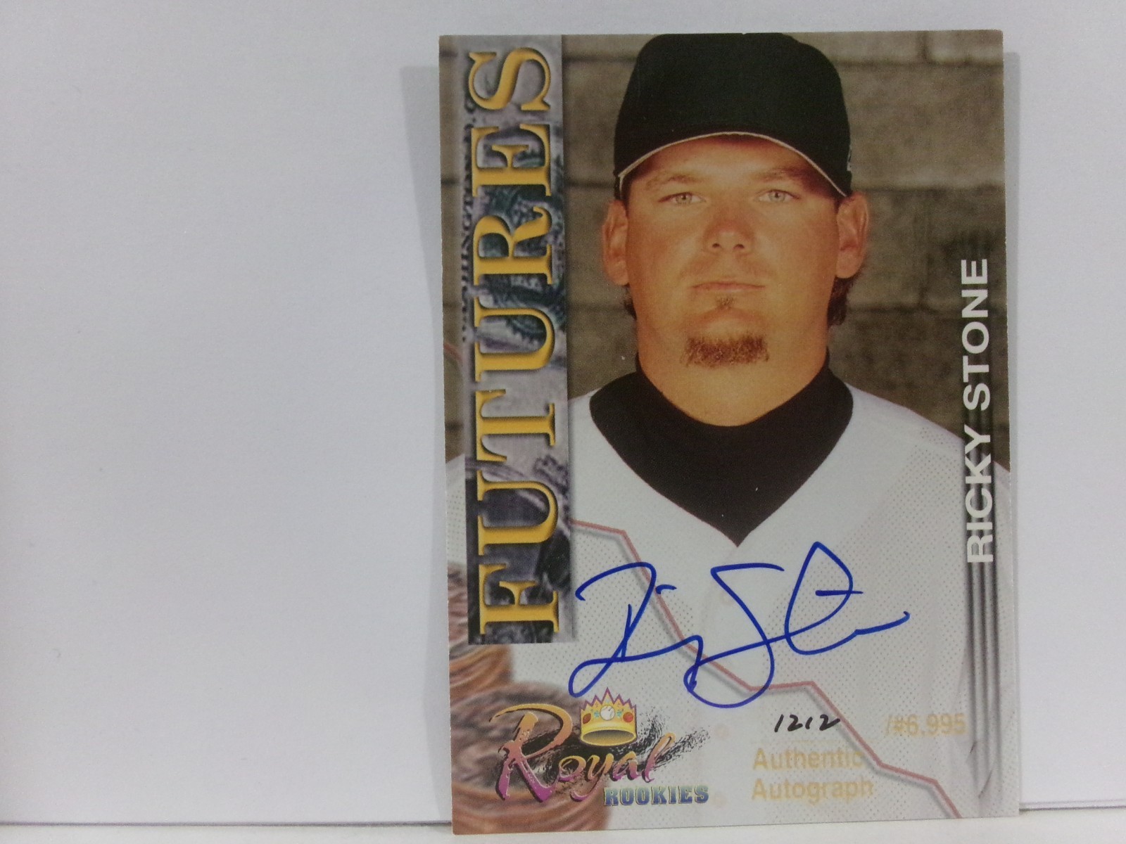 2001 Royal Rookies Futures Auto /6995 Ricky Stone #27 Auto