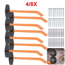 Reifen Wandhalterung für 4/8 Felgen Autoreifen Wandhaken Reifenhalter Haken Set.