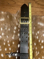 Jay-Pee Genuine Leather Duty Belt With Accessories Overall Length ~43" 2 1/8 W