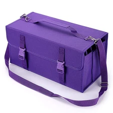 BTSKY New 171 Slots Marker Case Lipstick Organizer-Canvas Markers Holder for ...