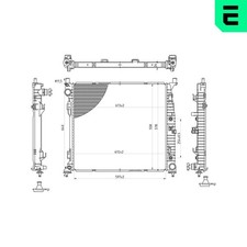 ERA Motorkühler Wasserkühler 673278 für MERCEDES GLE W166 C292 KLASSE GL X166 ERA Motorkühler Wasserkühler 673278 für MERCEDES GLE W166 C292 KLASSE GL X166
