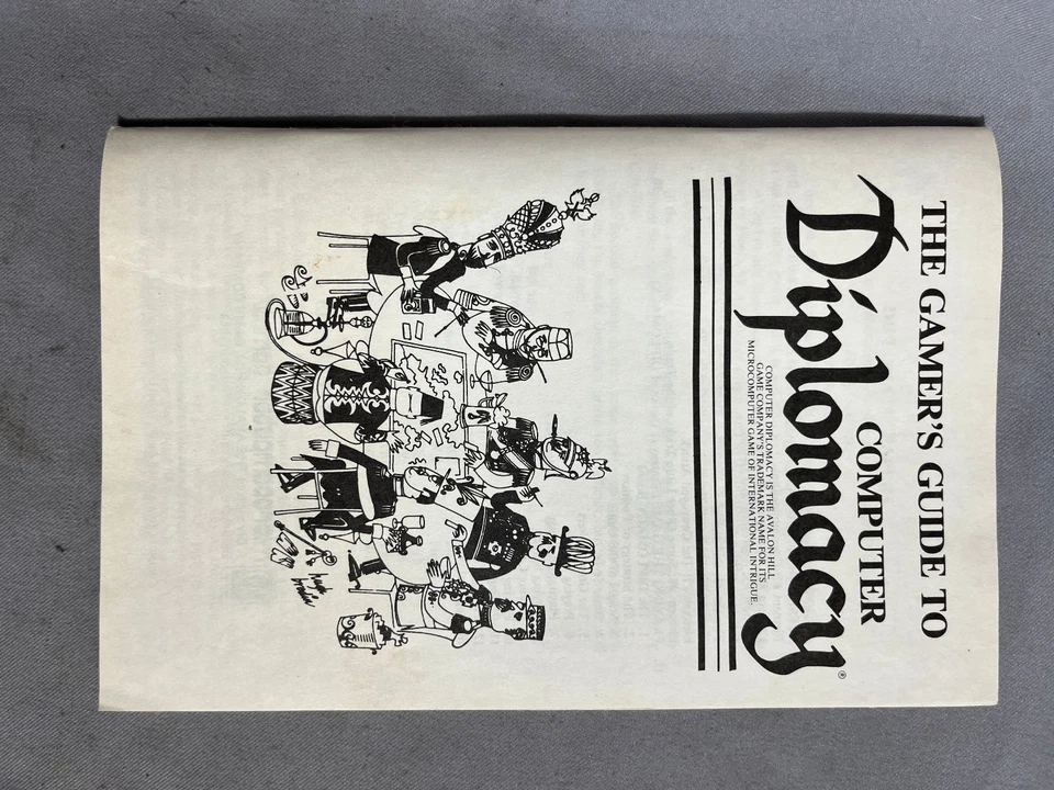 Commodore 64/128 Computer Diplomacy Game Avalon Hill Vintage 1991 Used/Tested - Image 4 of 4