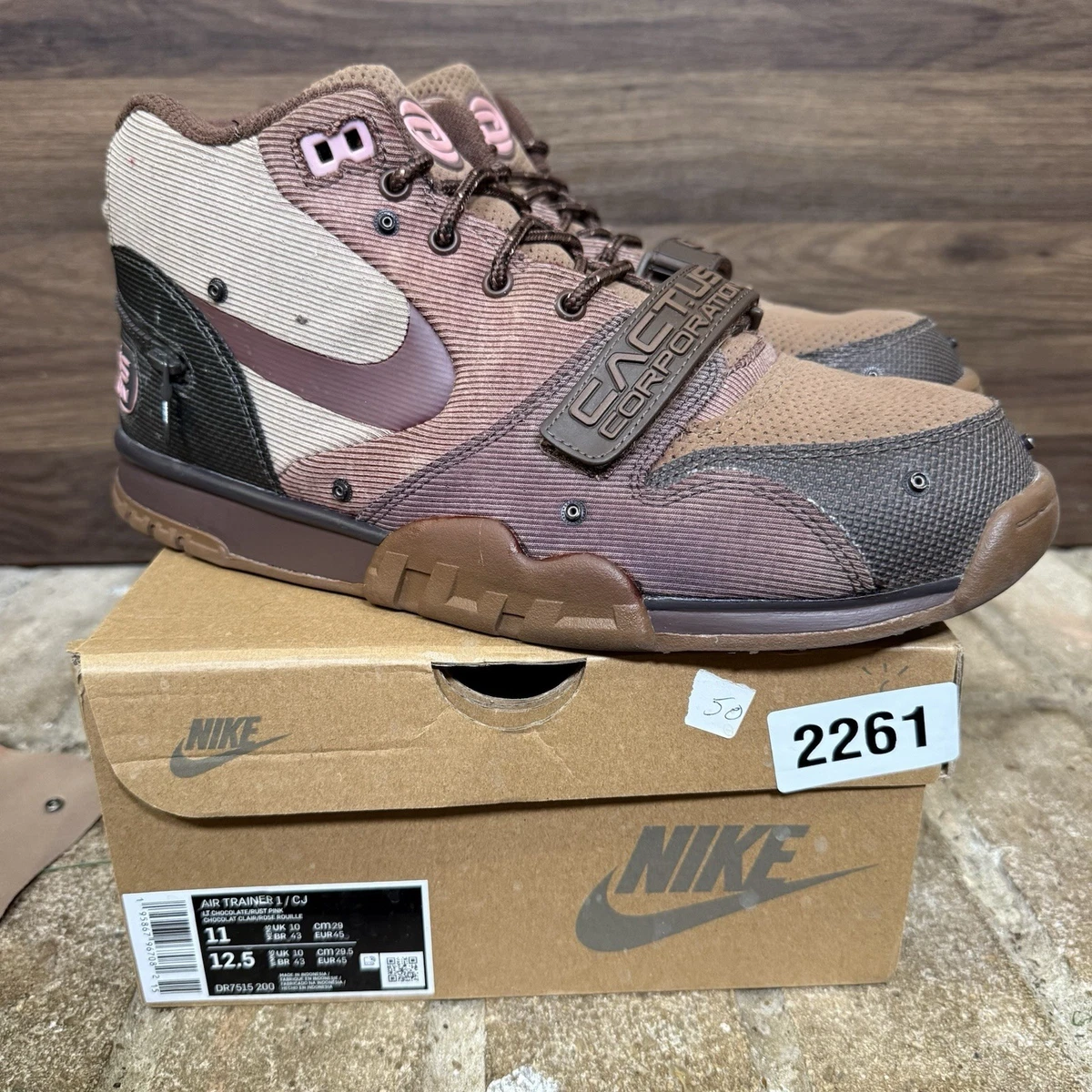 Nike Travis Scott x Air Trainer 1 SP Chocolate | eBay