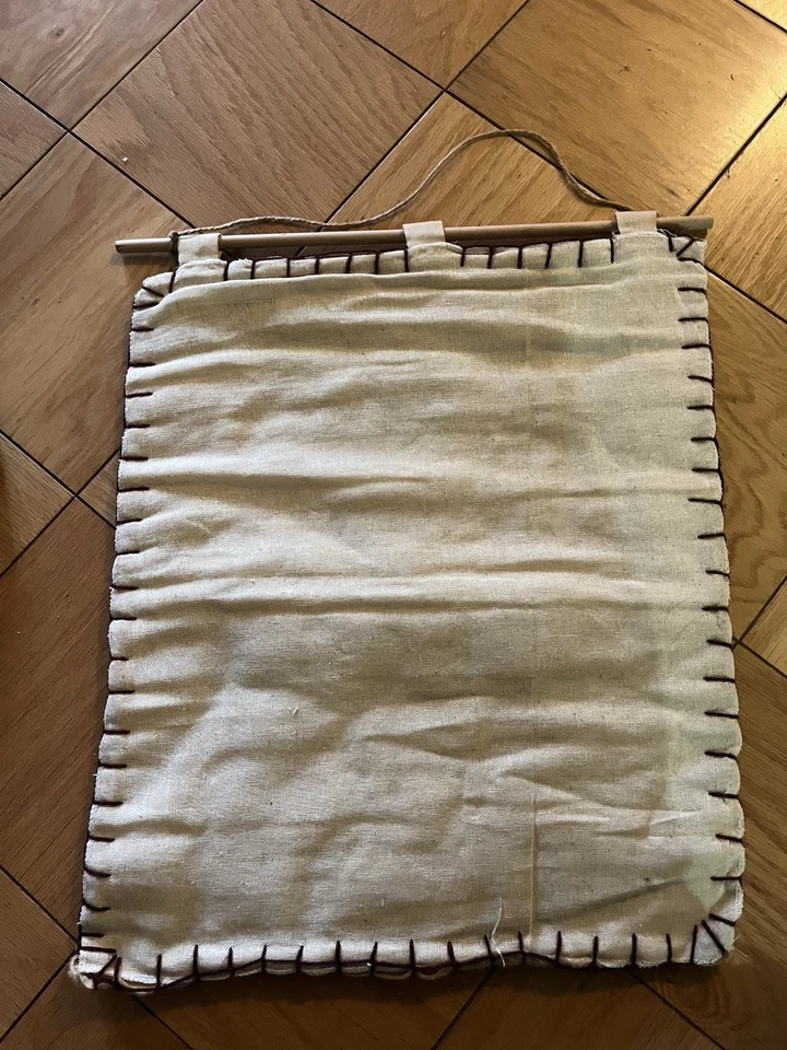 Vintage Advent Calendar Count Down to Christmas Felt Wall Hanging Wreath Snowman - Image 2 of 4