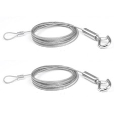 Picture Hanging Wire Adjustable 2 Pcs Heavy Duty Stainless Steel Mirror Wire Kit