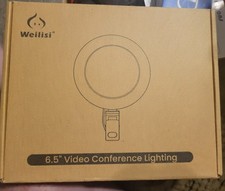 Selfie Ring Light Video Conference/Makeup Lighting, Adjustable Tripod NEW IN BOX
