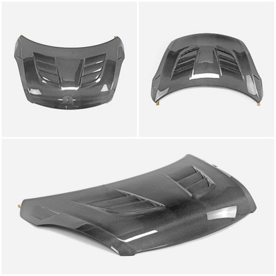 For Suzuki Swift Sport ZC32S TF Type Cooling Bonnet Vented Hood Carbon FIber