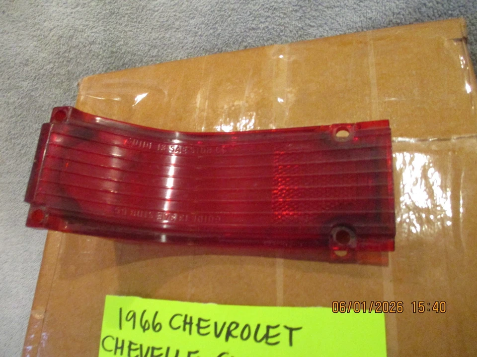 1966 CHEVROLET CHEVELLE GM FACTORY OEM TAILLIGHT LENS # 5957812 FREE SHIPPING - Image 4 of 4