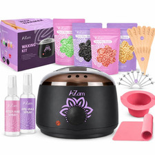 All-In-One at Home Waxing Kit for Hair Removal,Wax Pot Waxing Professiona 4 Pack