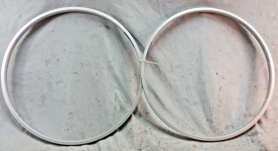 Sunrims AT18 27.5" 650b Road Bike Rim Set 36S 584ISO Silver USA Made Rim Brake ~ - Image 2 of 4