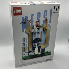 LEGO Editions Lionel Messi   Argentina Soccer Legend Lego Set 43015 Brand New 