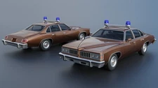 ABS-LIKE RESIN 3D PRINTED 1/25 1977 PONTIAC LEMANS 4-DOOR FULL KIT