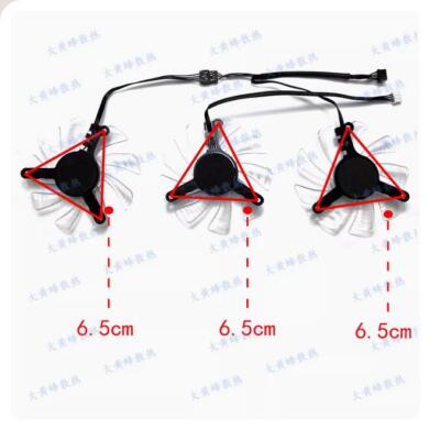 For Palit RTX3090 3080ti 3080 3070tiGameRock Graphics Card Fan TH8015B2H-PCC0 ##