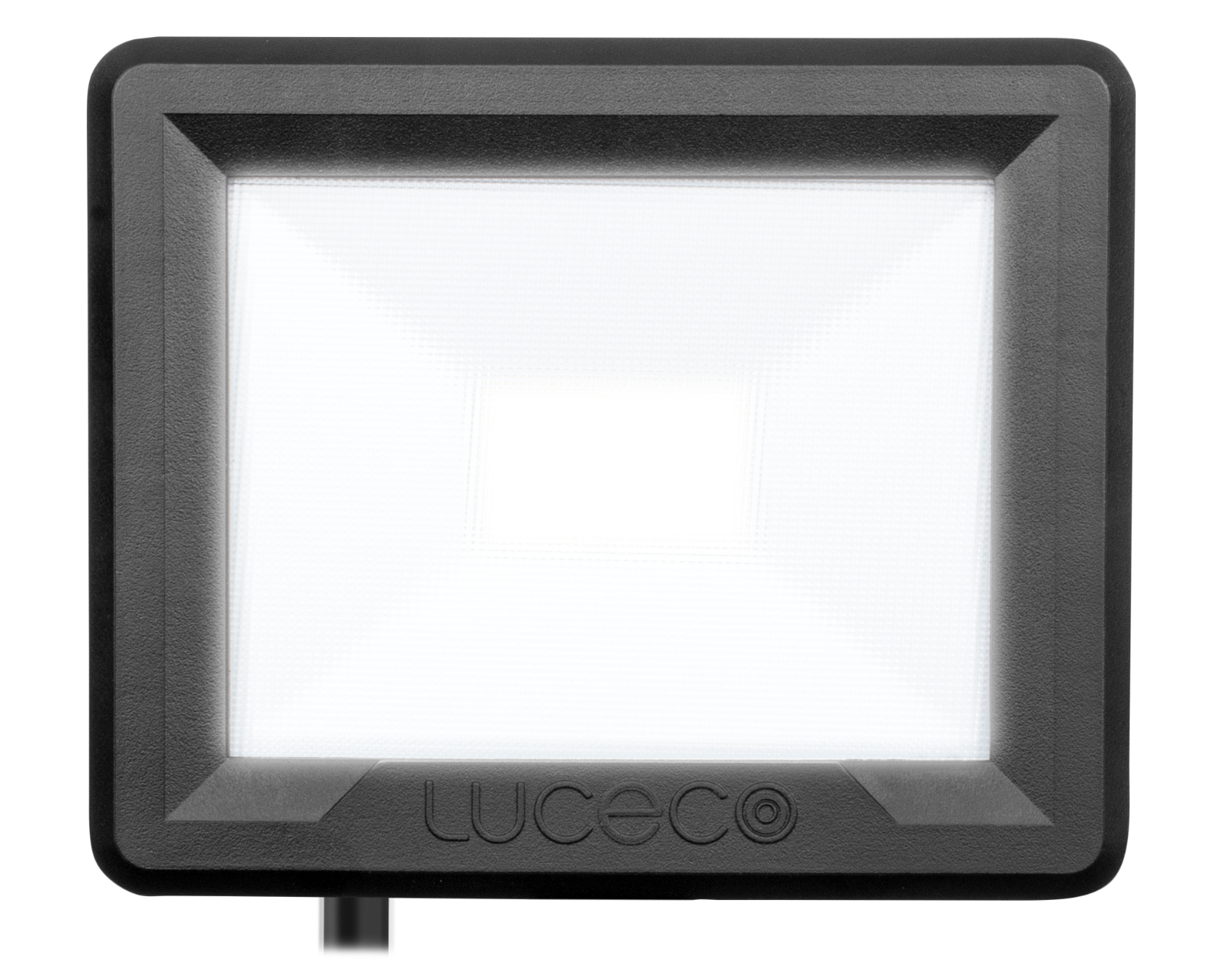 Luceco Eco Slimline LED Exterior Floodlight 30Watt IP65 4000K Non-PIR Black