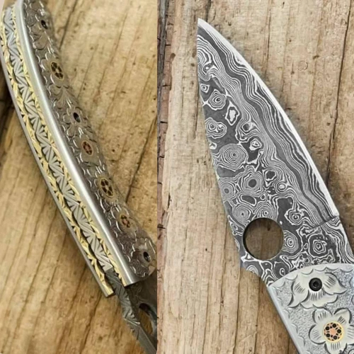 Drop Point Knife Company Stainless Steel Blade Collectible Knife Survival Handle - Picture 9 of 10