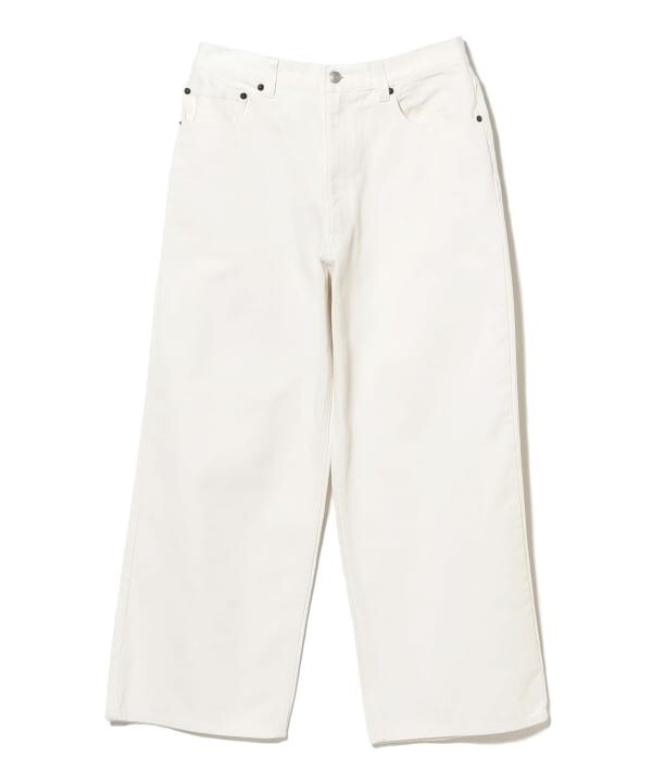 (ASK availability First) BEAMS by B:MING ambiance Wide Denim 5 Pocket Pants new