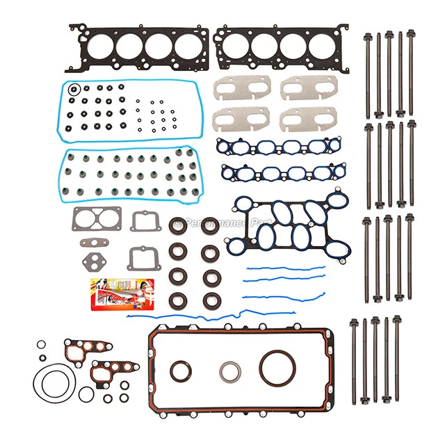 Juego completo de juntas pernos de cabeza aptos para Lincoln Blackwood Navigator 99-04 5,4 V8 DOHC 32V Foto 3 de 4