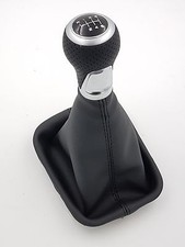 SCHALTKNAUF + SCHALTMANSCHETTE passt für VW Golf 5  Golf 6 / 6 Gang /K1