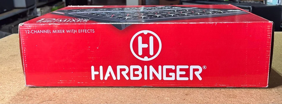 Harbinger L1202FX Black 12-Channel Wireless Compact Analog Mixer with Effects - Image 2 of 4