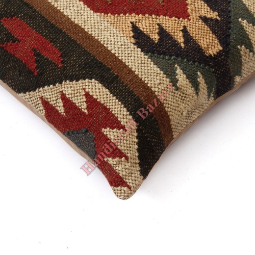 Throw Pillow Cushion Cover Wool Jute Pillow Cases Jute Home Decor 2 Pcs Christma - Picture 34 of 75