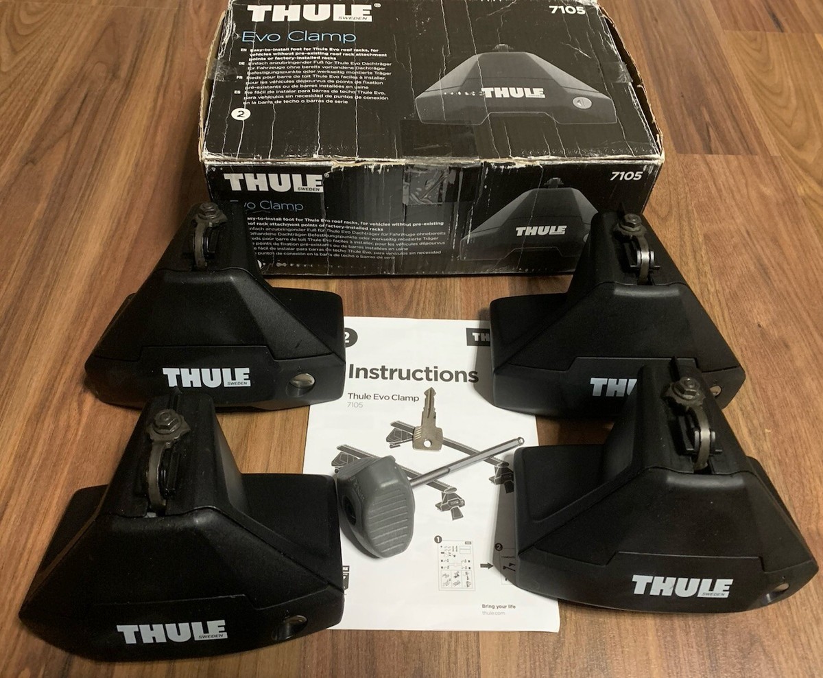 Thule Evo Clamp Footpack 7105 - Pack of 4 | eBay UK