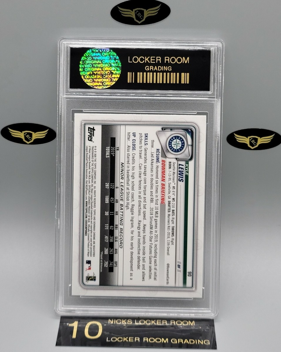 2020 Bowman Chrome Seattle Mariners KYLE LEWIS #90 rookie RC