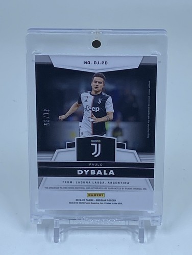 2019-20 Panini Obsidian Paulo Dybala Auto/dual Patch 2 Colors # 31/35 - Picture 2 of 2