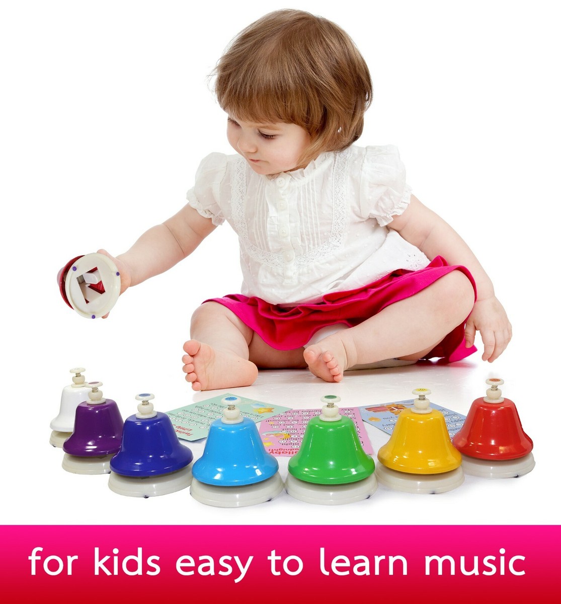 Rainbow Music Desk Bells Best Music For Ages To Fat Brain, 41 OFF