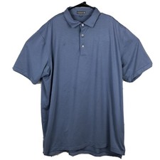 Men  s Peter Millar Summer Comfort Short Sleeve Golf Polo Shirt Sz 2XL