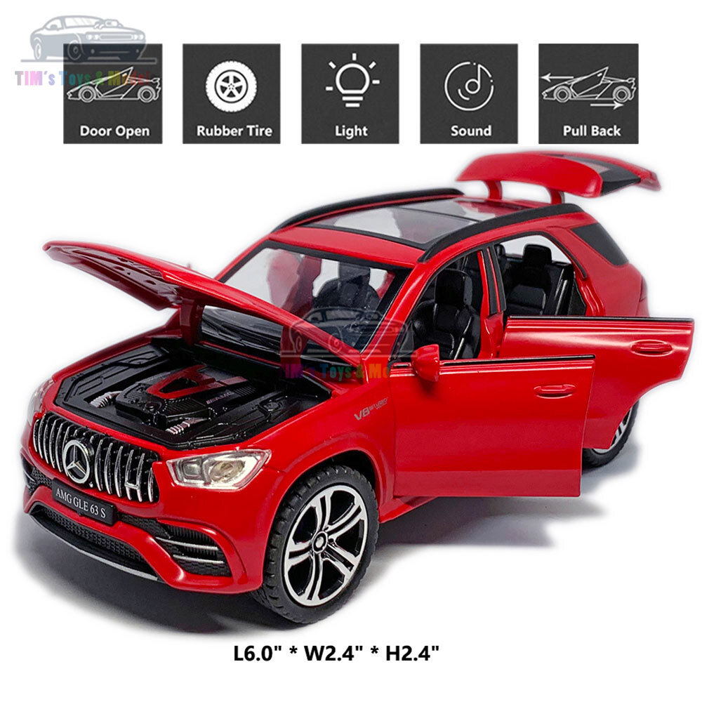 Mercedes-Benz GLE Coupe ミニカー 赤 新品未開封 Original factory 1:18 Benz GLE Coupe diecast car model for