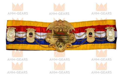 CINTURA MIKE TYSON ANELLO RIVISTA BOXING CHAMPIONSHIP TAGLIA ADULTO - Foto 2 di 4