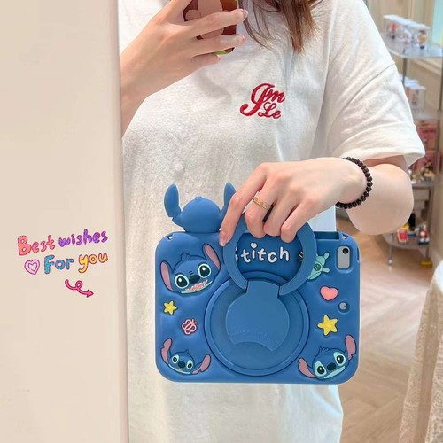 Kitty Stitch 360 Stand Cover Case For iPad 7/8/9th 10.2 Pro11 With PenSlot Strap - Picture 10 of 26