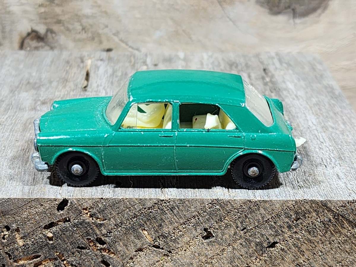 Vintage Matchbox Lesney No 64 Green M.G. 1100 With Driver