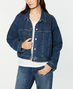 eileen fisher oversized denim jacket